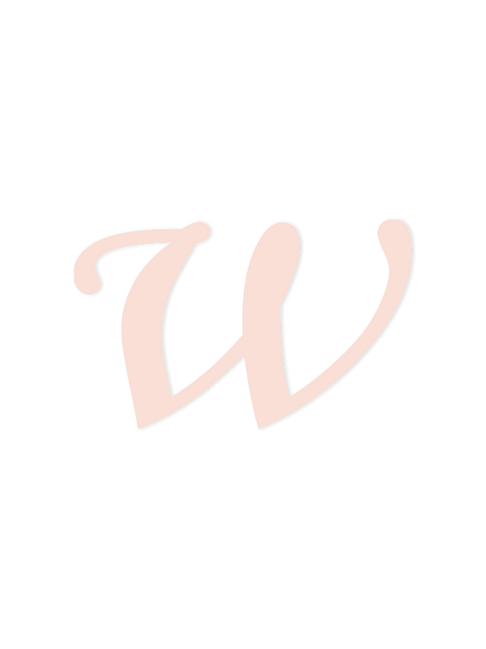 Wooden Letter w – Nursery Wall Letter