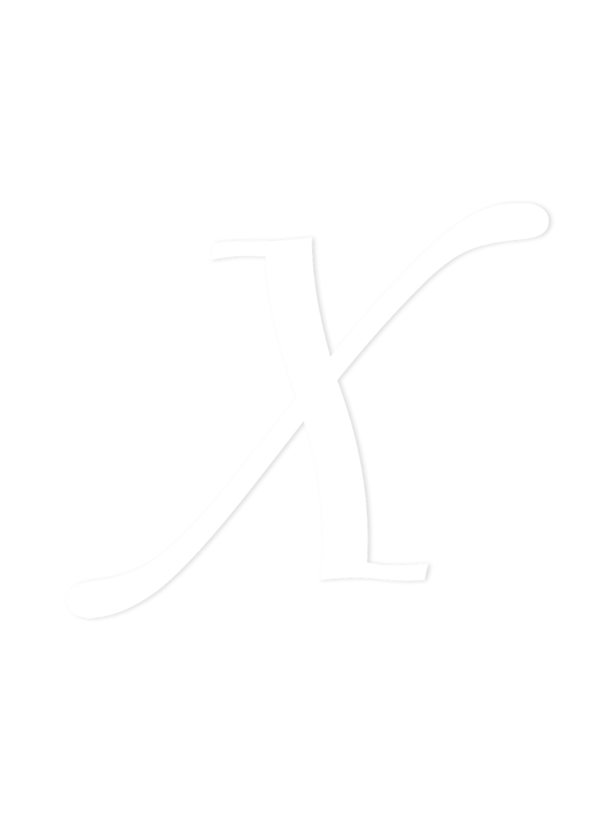 Wooden Letter X – Nursery Wall Letter