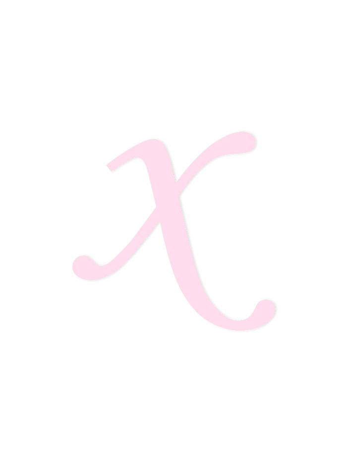 Wooden Letter x – Nursery Wall Letter