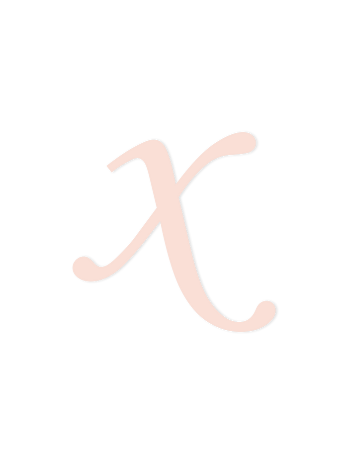 Wooden Letter x – Nursery Wall Letter