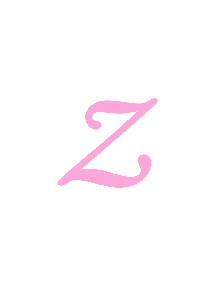 Wooden Letter z – Nursery Wall Letter